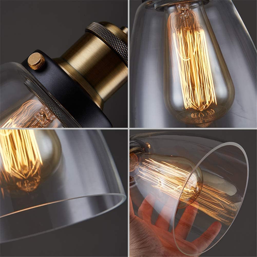 Betorcy C Vintage Glass Pendant Lamp Light Art Studio