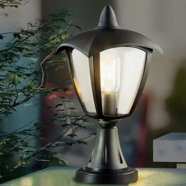 Classic Black Victorian-Outdoor Light-Light Art Studios