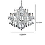 Dream of Fame chandelier - Light Art Studios - 1