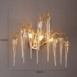 Frozen Drop (Amber) Wall Lamp6