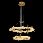 Heart Of Gold LED Chandelier