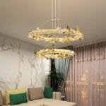 Heart Of Gold LED Chandelier 3