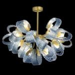 InfiniteInk Glass Chandelier