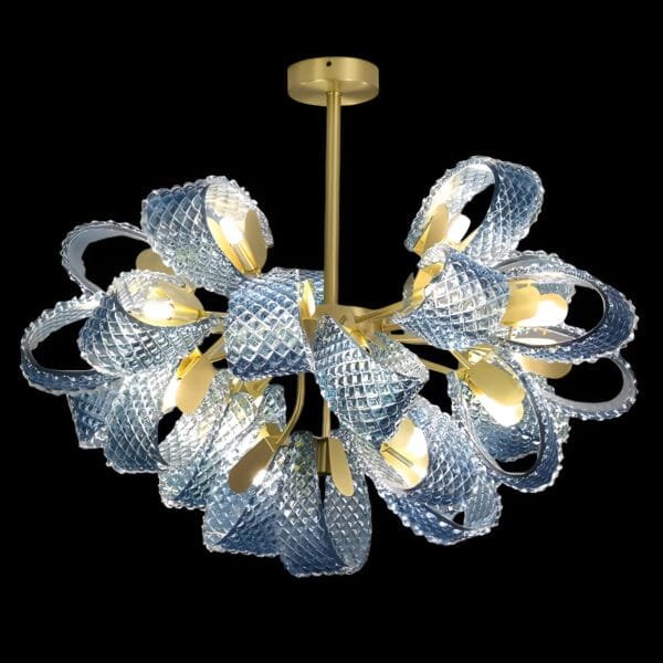 InfiniteInk Glass Chandelier