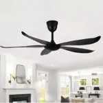 Magpie Black Ceiling Fan luxury lighting home decor store india