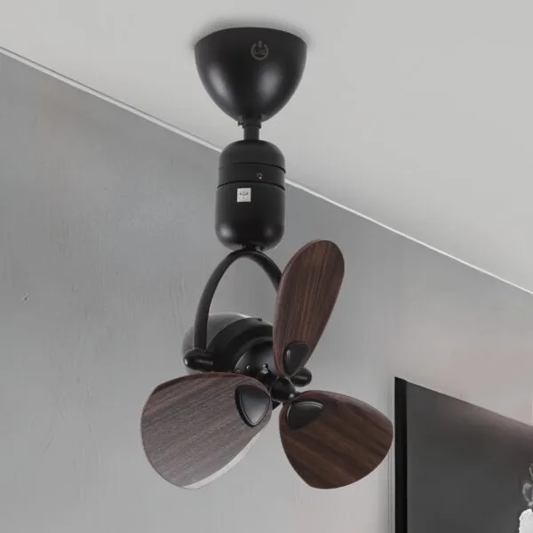Ostrich Ceiling Fan | 15W BLDC Motor | Metal Frame | Wooden Body