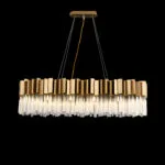 Roman Chic Glass Chandelier