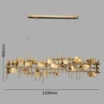 Sand Ripple 1200 Chandelier8