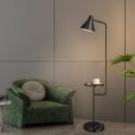 aurum flex black floor lamp