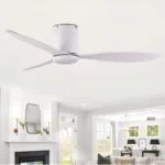 Cuckoo White Ceiling Fan luxury lighting home decor store india