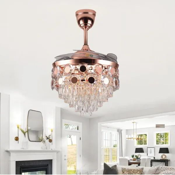 Quetzal (With lamp) Ceiling Fan luxury lighting home decor store india
