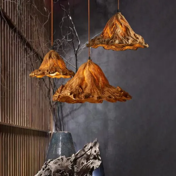 Leaflet Resin Pendant Lamp