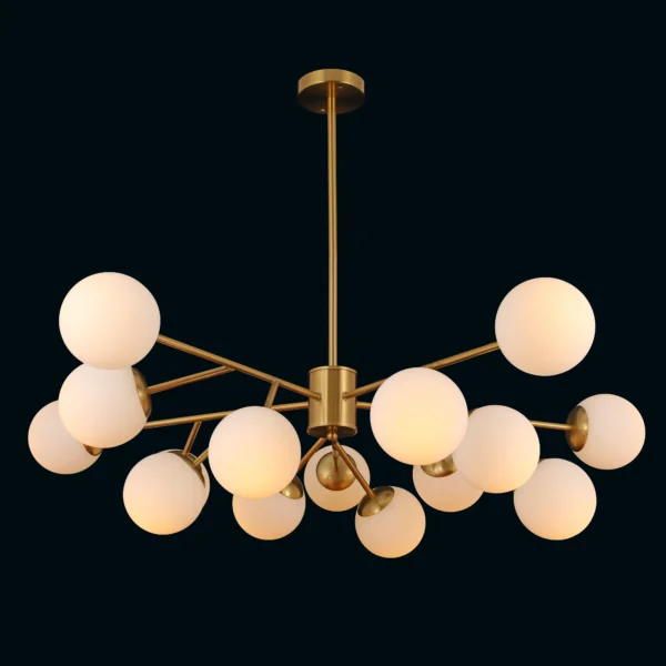 Lumosfera Orbit Luxe Modern Globe Chandelier
