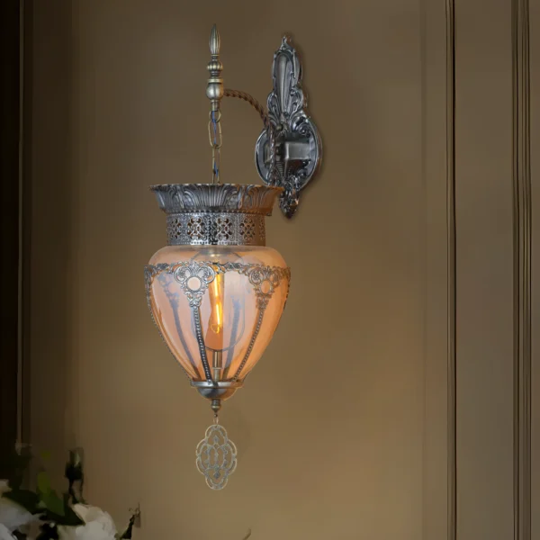 Sultan's Charm Antique Wall Lantern