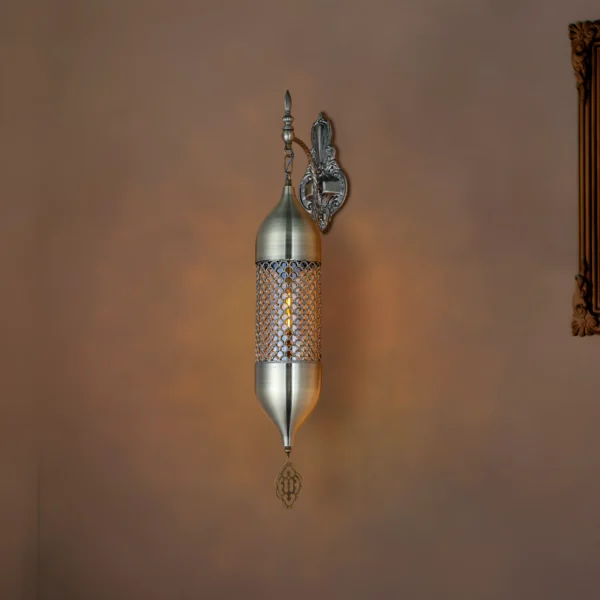 Zayra Antique Brass Wall Lantern