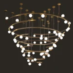 Celestial Spiral Grand Chandelier