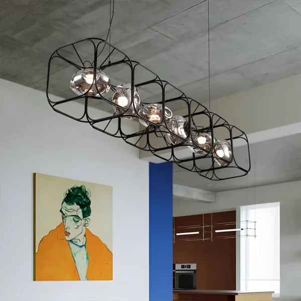 Eternal Cascade Arc Designer Chandelier