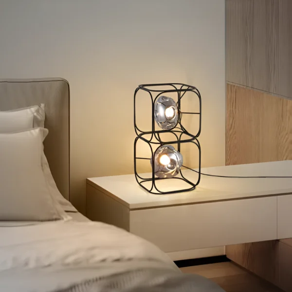 Eternal Cascade Modern Orb Table Lamp