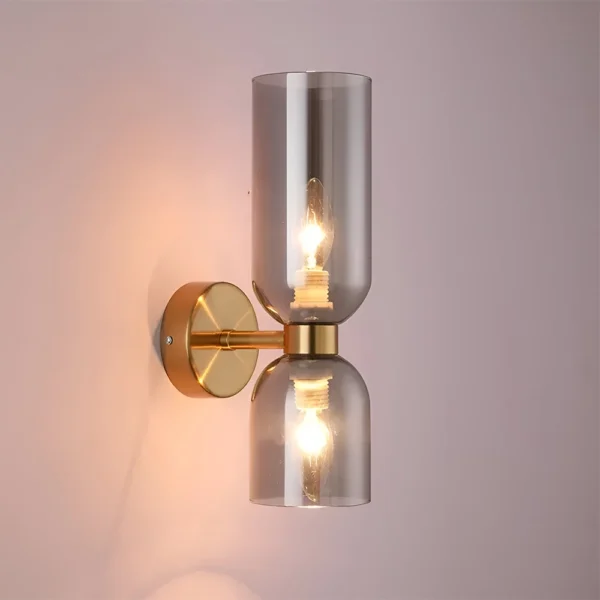 Golden Twin Wall Lamp