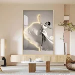 Graceful Ballerina Elegant Dance Wall Art