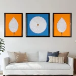 Handcrafted Trio Petal Wall Art