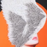 Modern Angelic Woman Wall Art-3