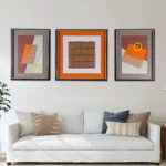 Modern Geometric Abstract 3-Piece Wall Frame