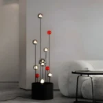 Modern Orb Cluster Glass Floor Lamp