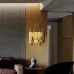Modern Twin Cylinder Glass Wall Light -2