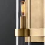 Modern Twin Cylinder Glass Wall Light -6