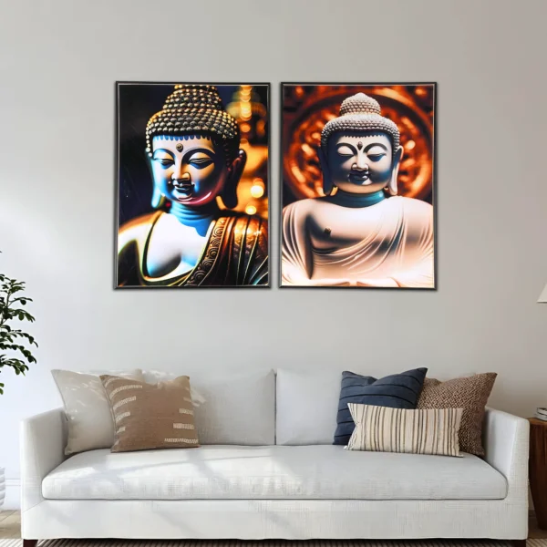 Radiant Buddha Wall Art Set