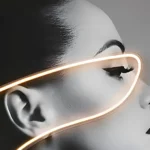 Radiant Gaze Portrait Illuminated Wall Art -2