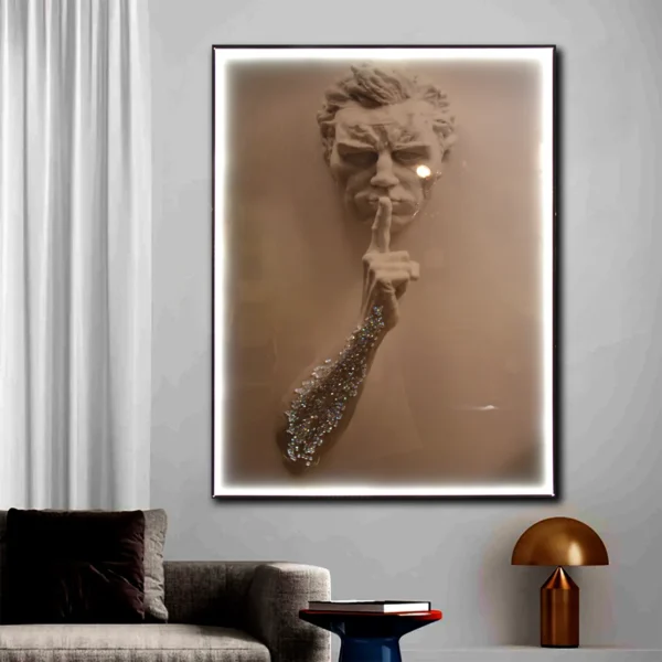 Silent Whisper Sculpture Wall Art