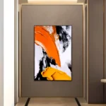 Sunburst Swirl Abstract Wall Canvas