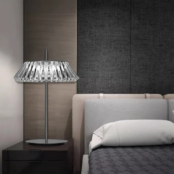 Crystal Halo Modern Table Lamp