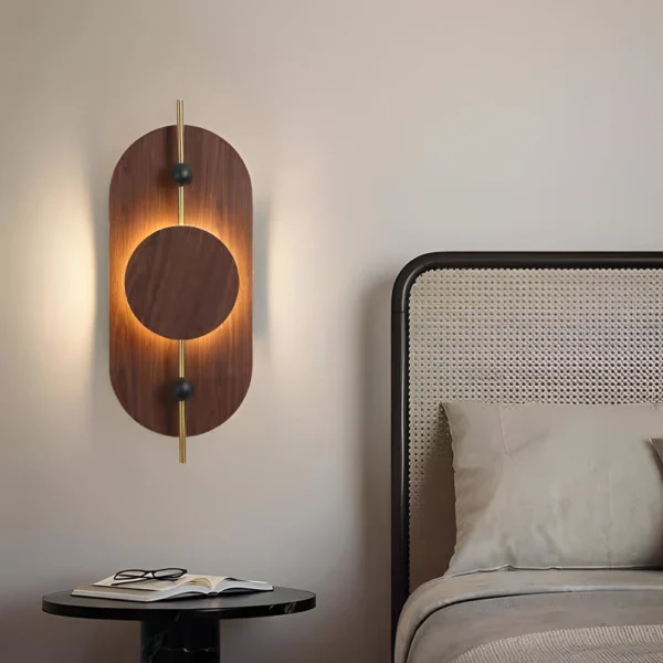 Arbor Zenith Wooden LED Wall Lamp