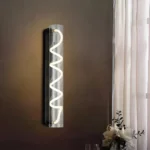 Cadence Vellum Spiral Wall Light