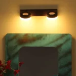 Dual Gold Vanity Mirror light-3