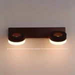 Dual Gold Vanity Mirror light-5