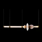 Geometric Island Handblown Glass Chandelier