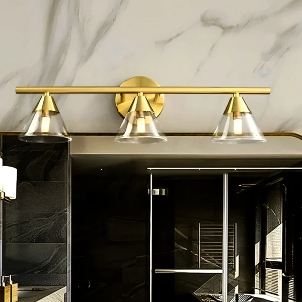 Gold Vanity Contemporary Mirror Light