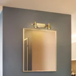 Gold Verve Pivot Dual Spot Wall Light