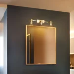 Gold Verve Pivot Triple Spot Wall Light