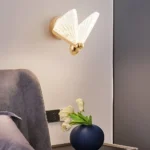 Golden Butterfly Bloom Wall Light-5