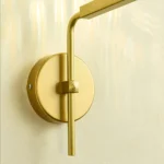 Mid-Century Golden Globe Wall Light-6