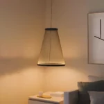 Nordic Fabric Shade Cone Pendant Light-2