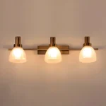 Three-Head Transitional Bell Mirror Light