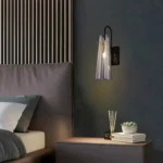 Apex Cone Minimalist Black Wall Sconce