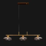 Aura Grid - Modern 3-Light Linear Pendant Light
