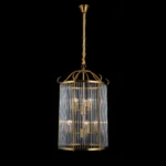 Aurelia Rods Contemporary Vertical Chandelier